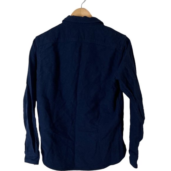 Everlane Corduroy Button Down Navy Blue Size Small  Craftsman Utility Cozy - Picture 4 of 4